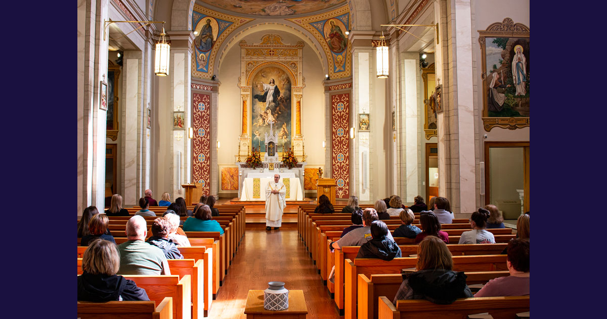 All Souls Day Mass in Perryville, Missouri, USA