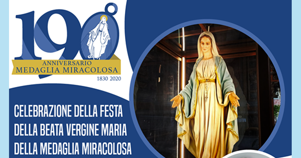 Festa della Madonna della Medaglia Miracolosa – Live from Rome con p. Tomaž Mavrič, CM